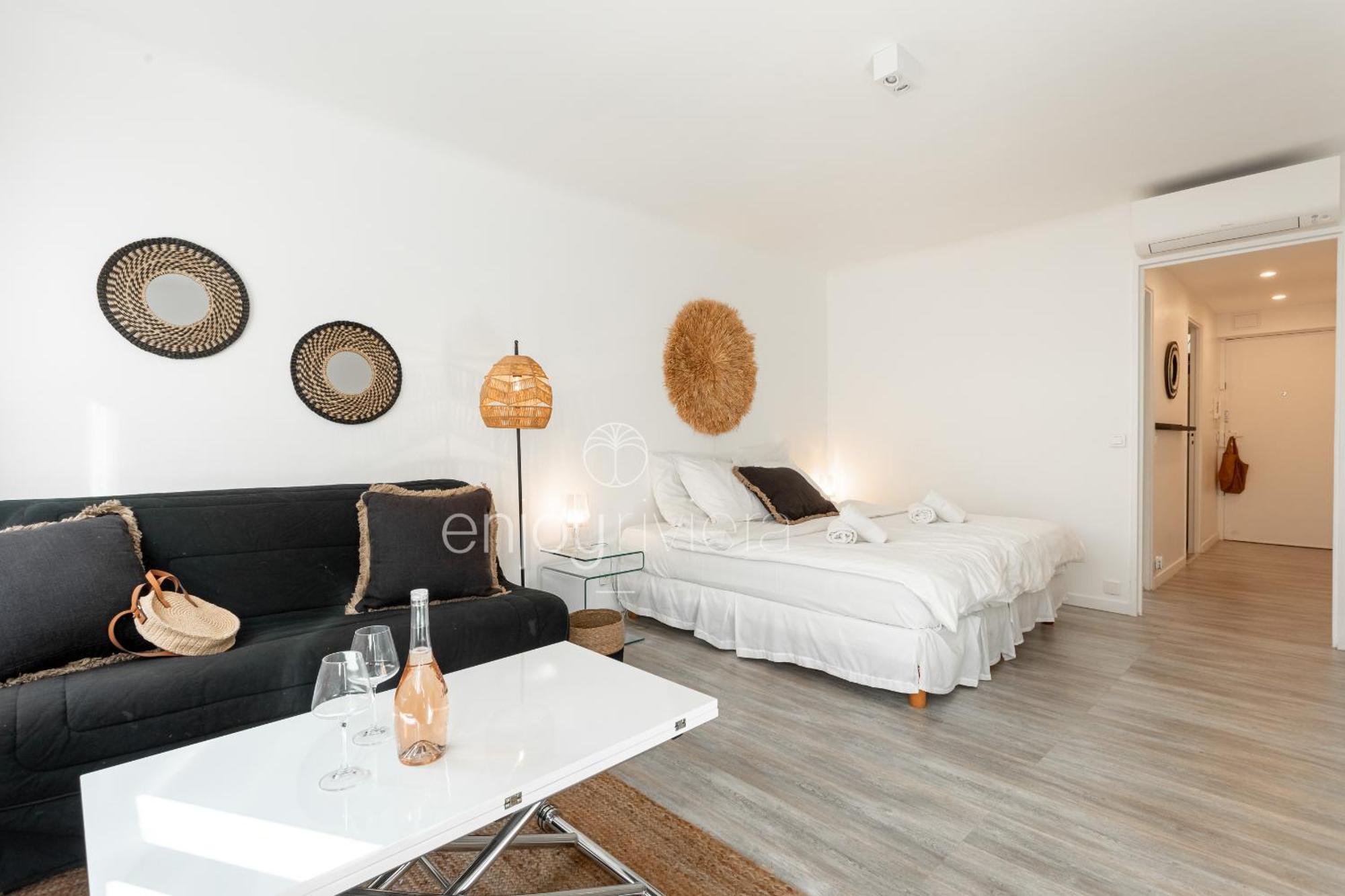 " Tulum " Citycenter - 100M Plage - Calme - Wifi - Clim คานส์ ภายนอก รูปภาพ